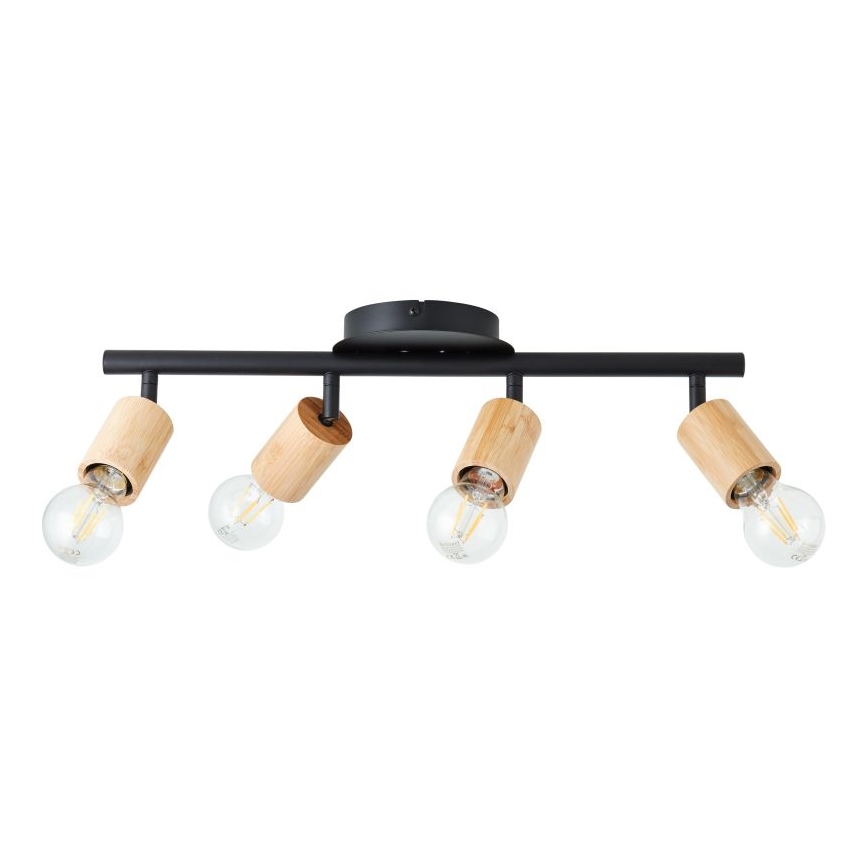 Brilliant - Точечный светильник TIFFANY 4xE27/28W/230V бамбук