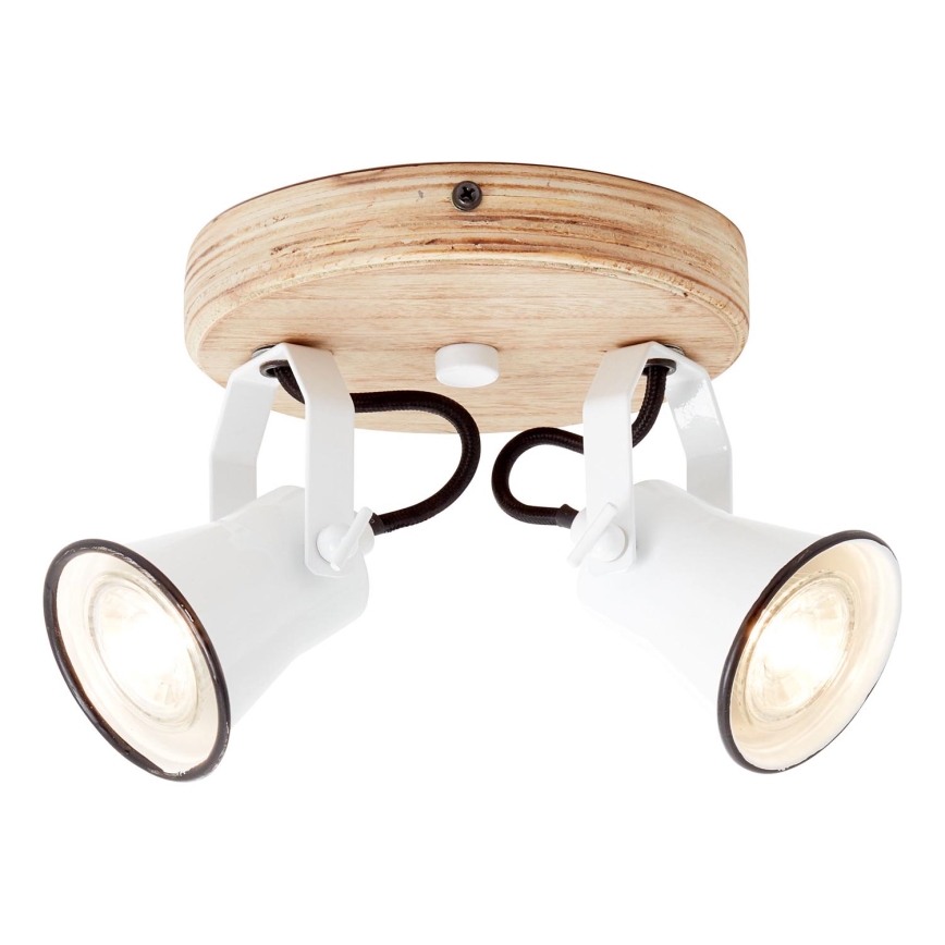 Brilliant - Точковий світильник SEED 2xGU10/5W/230V білий/бежевий