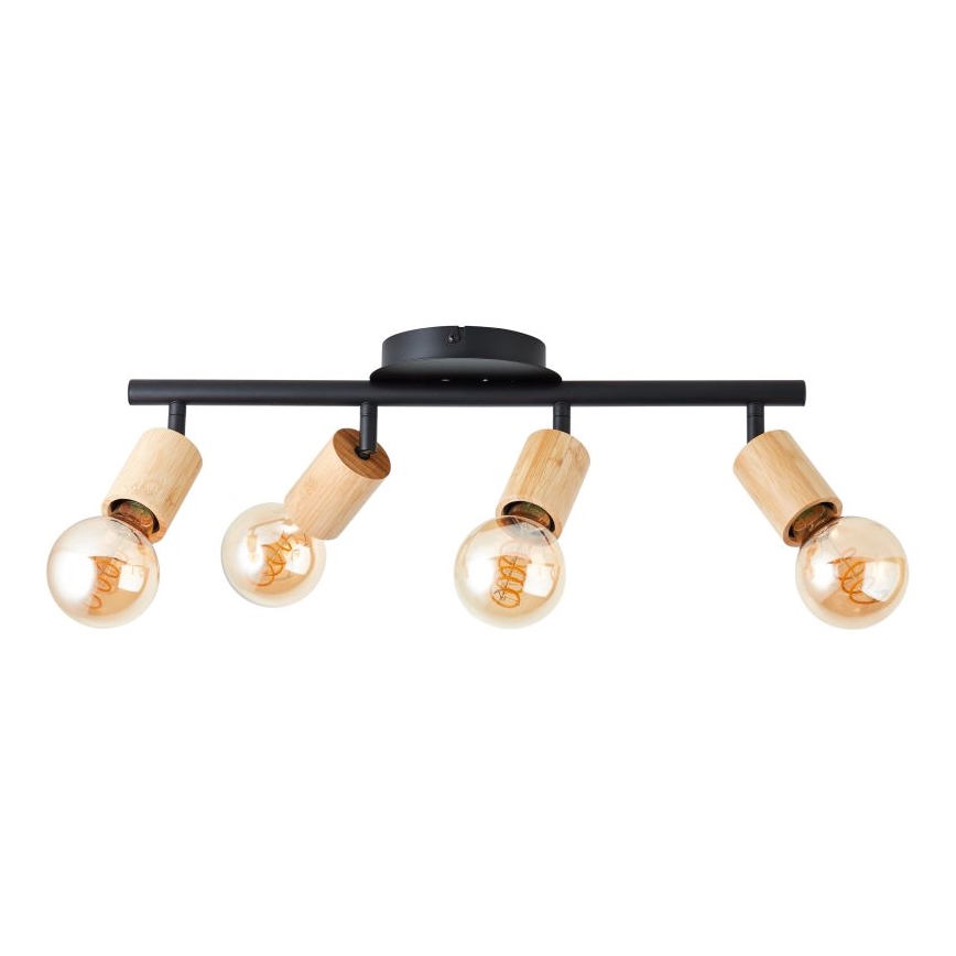 Brilliant - Точковий світильник TIFFANY 4xE27/28W/230V бамбук