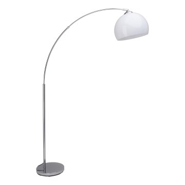 Brilliant - Торшер VESSA 1xE27/60W/230V глянцевый хром/белый
