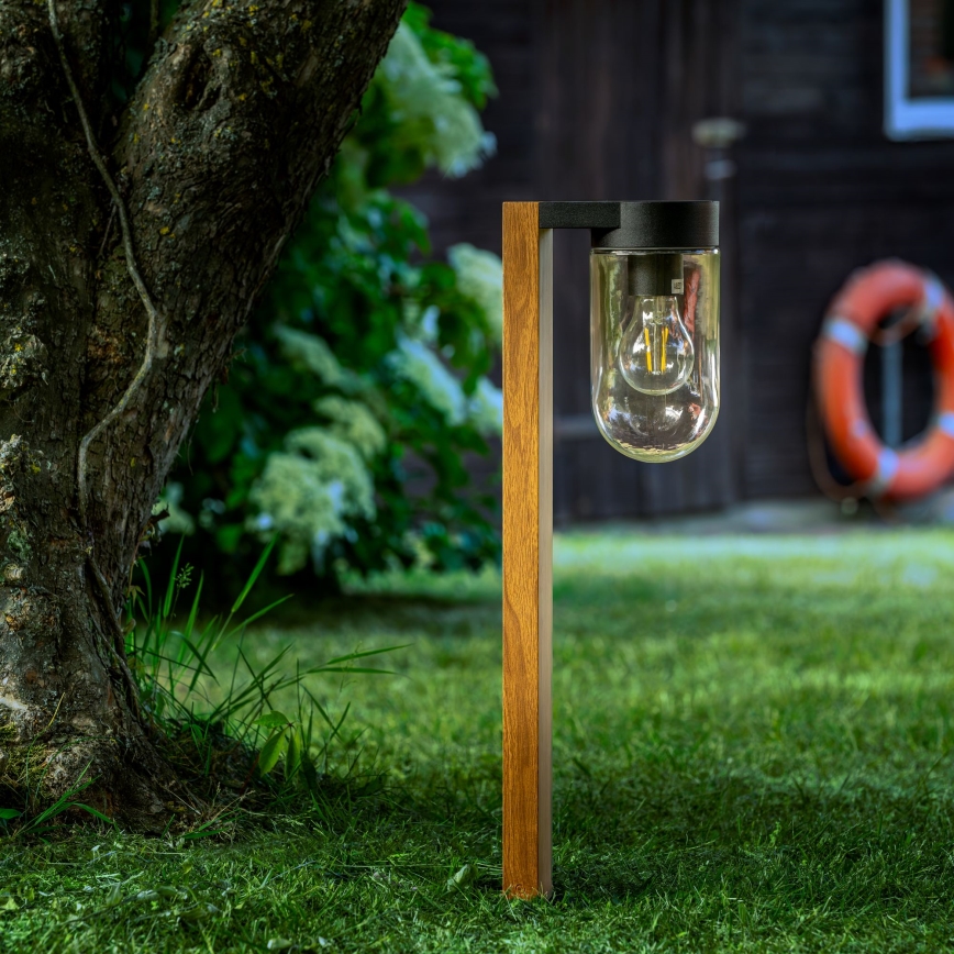 Brilliant - Уличная лампа CABAR 1xE27/40W/230V 55 см IP44 коричневый