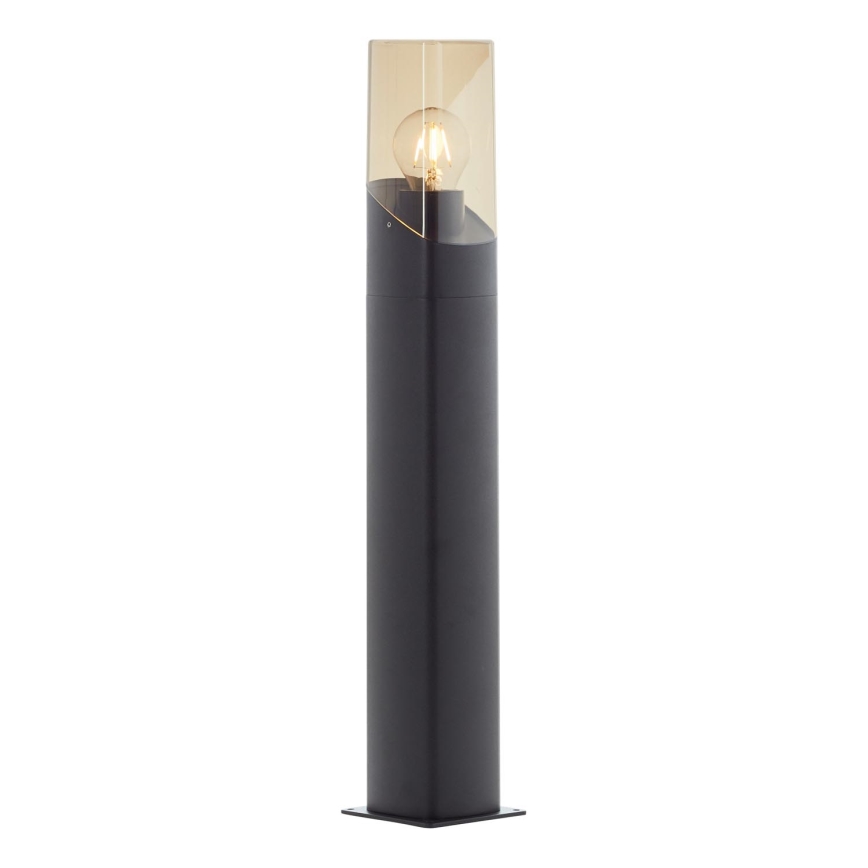 Brilliant - Уличная лампа MINOU 1xE27/10W/230V 60 cm IP44 черный/дымчатый