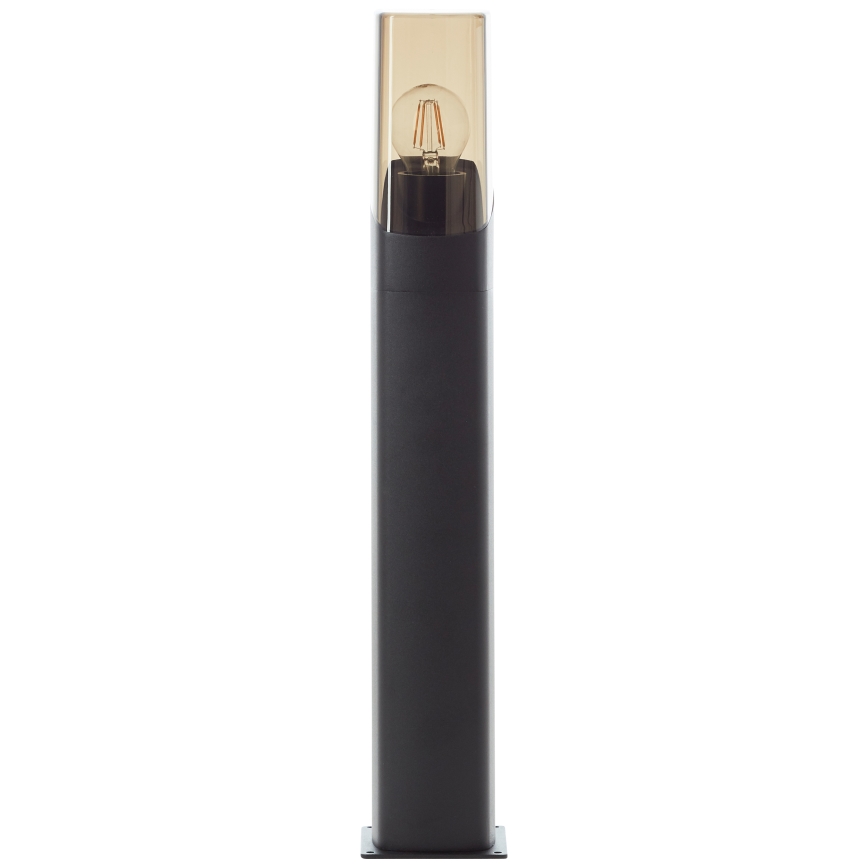 Brilliant - Уличная лампа MINOU 1xE27/10W/230V 60 cm IP44 черный/дымчатый
