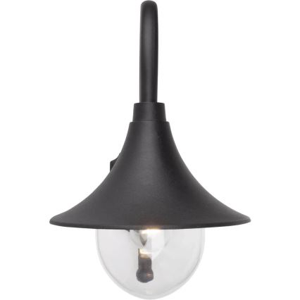 Brilliant - Уличный настенный светильник BERNA 1xE27/60W/230V IP44 черный