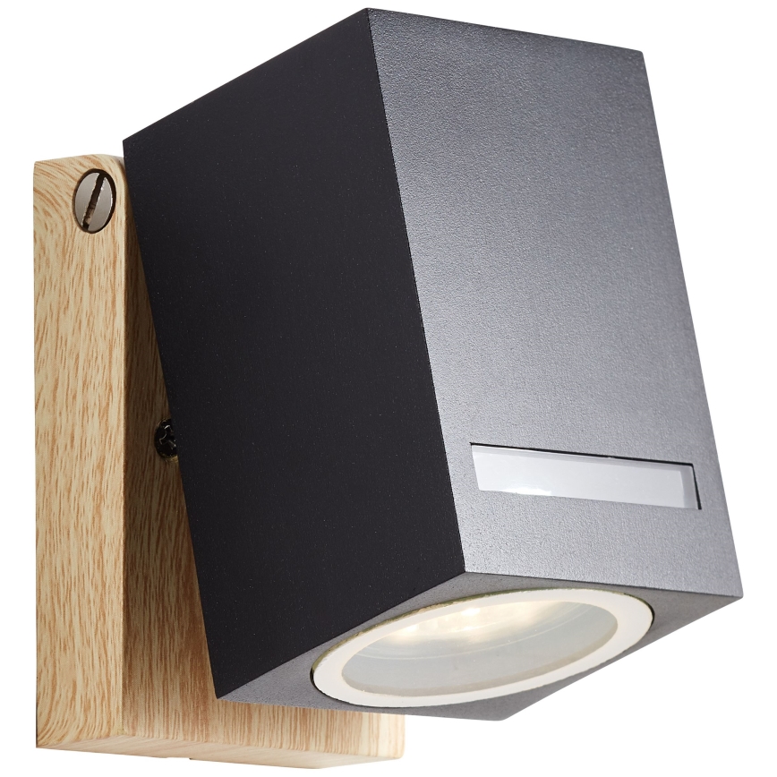 Brilliant - Уличный настенный светильник GALENI 1xGU10/20W/230V IP44