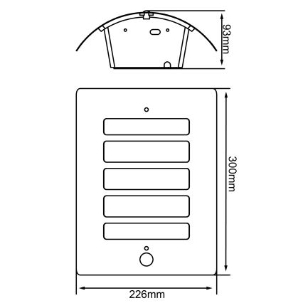 Brilliant - Наружный настенный светильник с датчиками движения и сумерек TODD 1xE27/60W/230V IP44 антрацит
