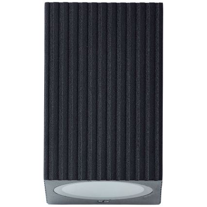 Brilliant - Вуличний настінний світильник JELANI 1xGU10/10W/230V IP44 чорний