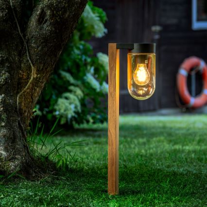 Brilliant - Вулична лампа CABAR 1xE27/40W/230V 55 см IP44 коричневий