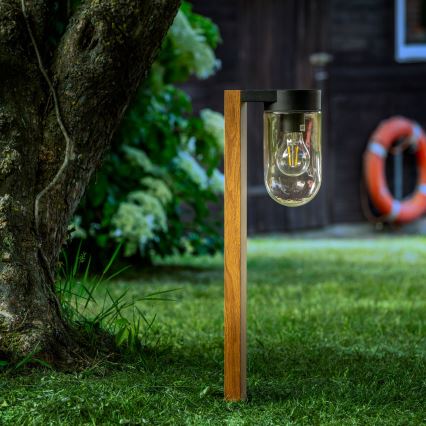 Brilliant - Вулична лампа CABAR 1xE27/40W/230V 55 см IP44 коричневий
