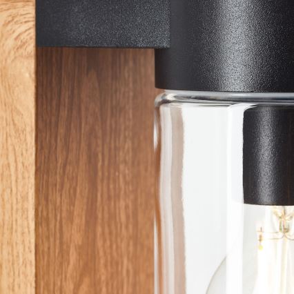 Brilliant - Вулична лампа CABAR 1xE27/40W/230V 55 см IP44 коричневий