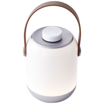 Brilliant - Вулична настільна LED лампа з регулюванням яскравості GEMMA LED/1,9W/5V IP44 білий