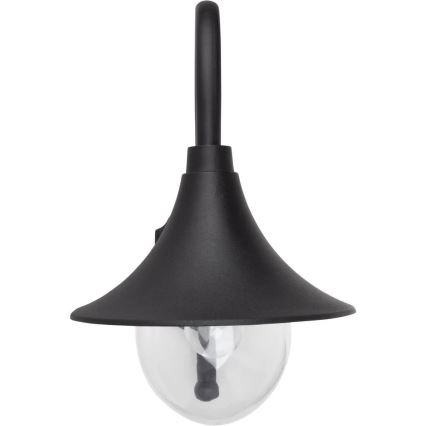 Brilliant - Вуличний настінний світильник BERNA 1xE27/60W/230V IP44 чорний