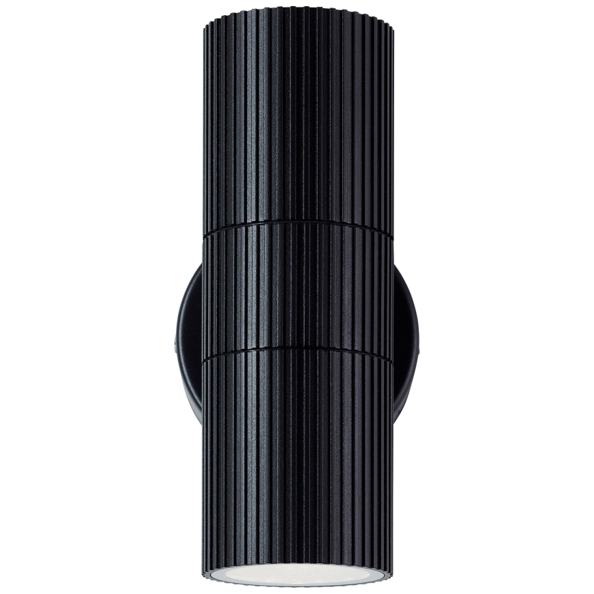 Brilliant - Вуличний настінний світильник KEOLA 2xGU10/10W/230V IP44 чорний