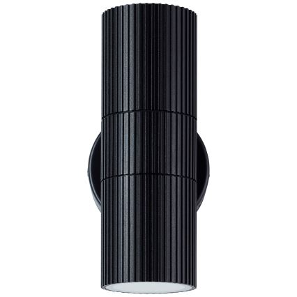 Brilliant - Вуличний настінний світильник KEOLA 2xGU10/10W/230V IP44 чорний