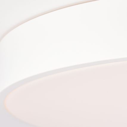 Brilliant — LED-стельовий світильник SLIMLINE з можливістю затемнення, 60 Вт, 230 В, 3000–6500 К, діаметр 49 см, білий, з пультом дистанційного керування