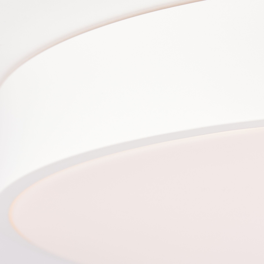 Brilliant — LED-стельовий світильник SLIMLINE з можливістю затемнення, 60 Вт, 230 В, 3000–6500 К, діаметр 49 см, білий, з пультом дистанційного керування