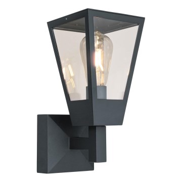 Brilliant - Зовнішній настінний світильник WESTDLIFF 1xE27/20W/230V IP44 антрацит