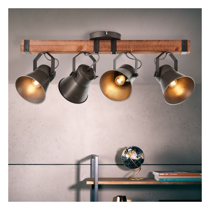 Brilliant - Точковий світильник DECCA 4xE27/10W/230V