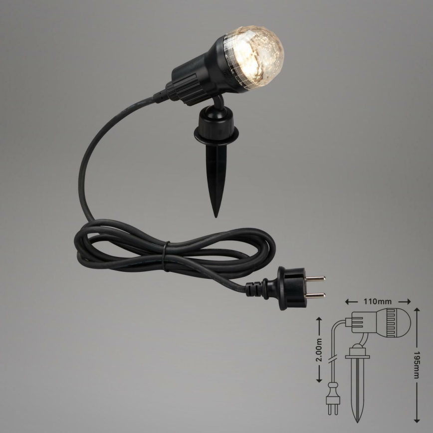 Brilo 3078-015 - Світлодіодний вуличний світильник TERRA 1xGU10/3W/230V IP44