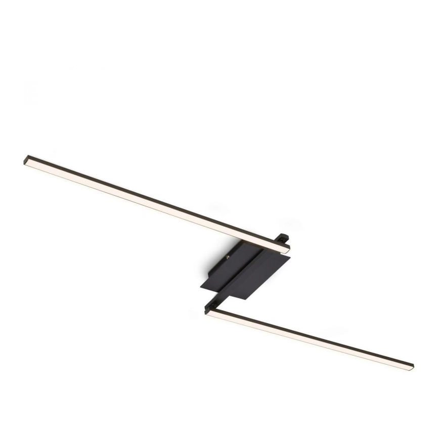 Brilo 3500-015 - Пристельова LED люстра STAFF 2xLED/6W/230V чорний