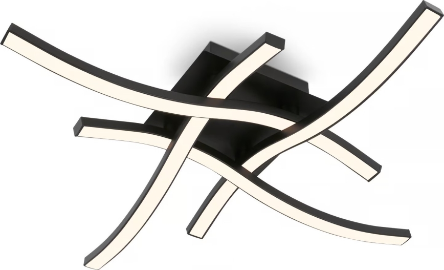 Brilo 3677-045 - LED стельовий світильник LED/14,4W/230V чорний