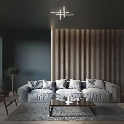 Brilo 3677-045 - LED стельовий світильник LED/14,4W/230V чорний