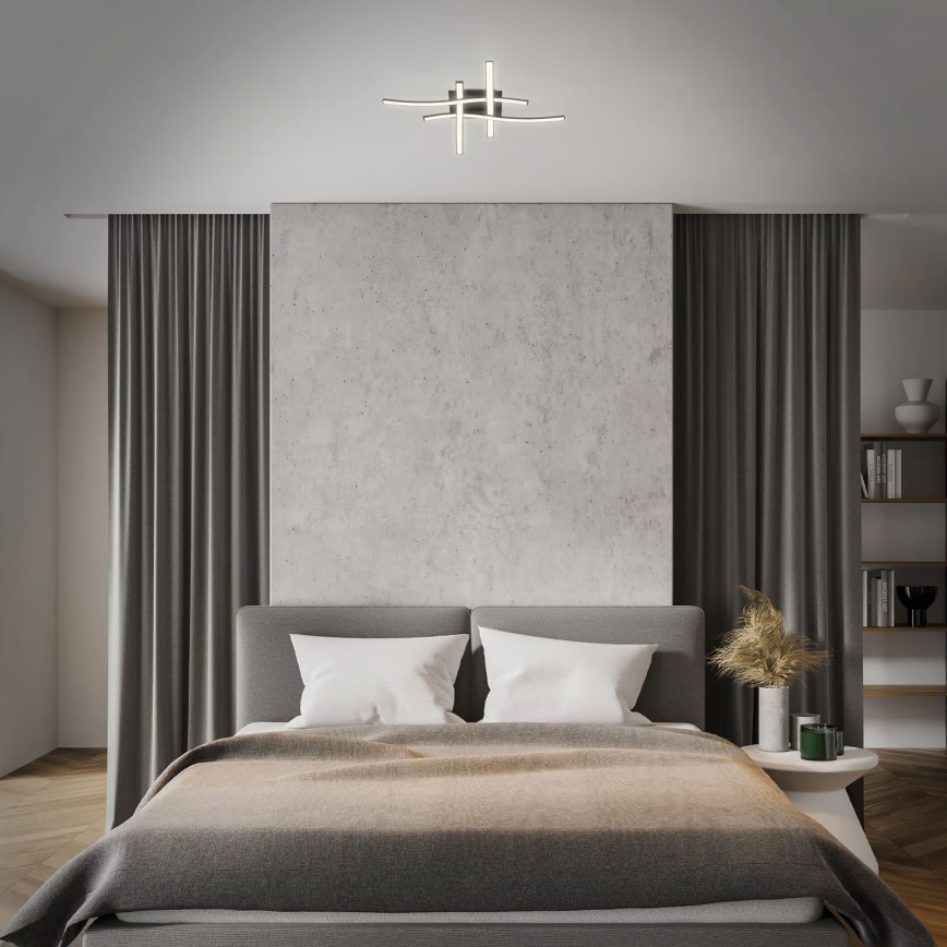 Brilo 3677-045 - LED стельовий світильник LED/14,4W/230V чорний