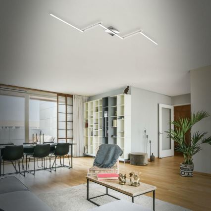 Brilo 3737-018 - Светодиодный потолочный светильник с регулированием яркости SMART LED/24W/230V 3000-6500K Wi-Fi Tuya + дистанционное управление