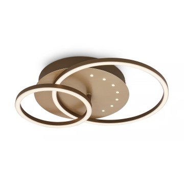 Brilo - Диммируемый потолочный светильник LED/26W/230V 3000K коричневый