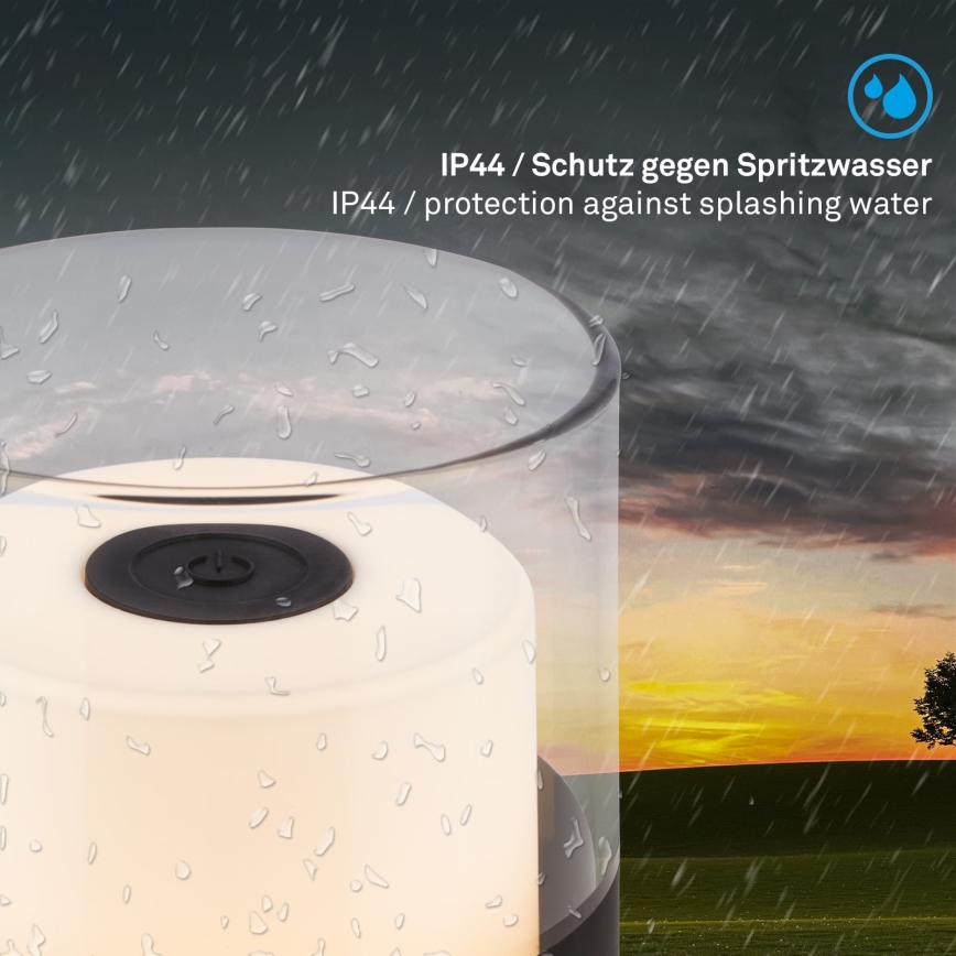 Brilo - LED диммируемая уличная перезаряжаемая настольная лампа LILET LED/2W/5V IP44