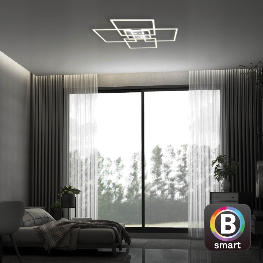 Brilo - Світлодіодна регульована накладна люстра FRAME LED/50W/230V 2700-6500K Wi-Fi Tuya + дистанційне керування