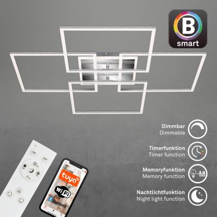 Brilo - Світлодіодна регульована накладна люстра FRAME LED/50W/230V 2700-6500K Wi-Fi Tuya + дистанційне керування
