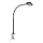 Brilo - LED Гнучка настільна лампа з затискачем TRASNA LED/7,5W/230V чорний
