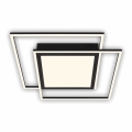 Brilo - LED потолочный светильник 2xLED/16W/230V + LED/19W 51,5x51,5 см 3000K чёрный