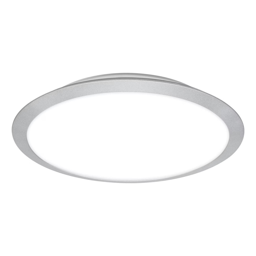 Brilo - LED потолочный светильник для ванной комнаты CTS LED/21W/230V 3000/4000K IP44 диаметр 37 см матовый хром