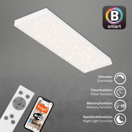 Brilo - LED Пристельова панель з регулюванням яскравості FRAMELESS LED/28W/230V 3000-6500K Wi-Fi Tuya + пульт дистанційного керування