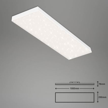 Brilo - LED Пристельова панель з регулюванням яскравості FRAMELESS LED/28W/230V 3000-6500K Wi-Fi Tuya + пульт дистанційного керування