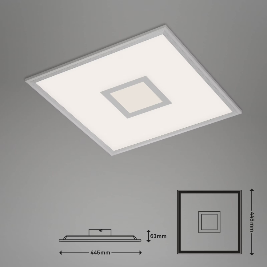 Brilo - LED RGB Стельовий світильник з регулюванням яскравості CENTRO LED/24W/230V 2700-6500K Wi-Fi Tuya + пульт дистанційного керування