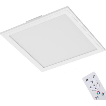 Brilo - LED RGB Стельовий світильник з регулюванням яскравості COLOUR LED/15W/230V 3000-6500K + пульт дистанційного керування
