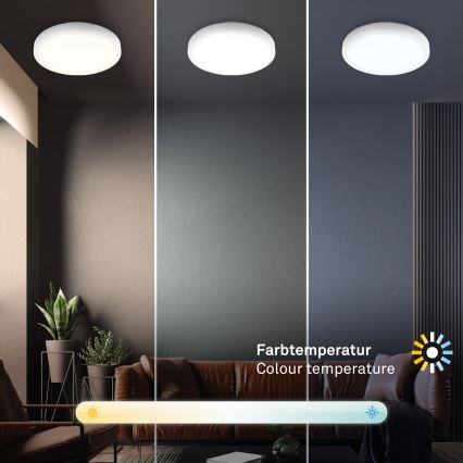 Brilo - LED RGBW стельовий світильник з регульованою яскравістю LED/20W/230V 2200-6500K Wi-Fi Tuya діаметр 27 см