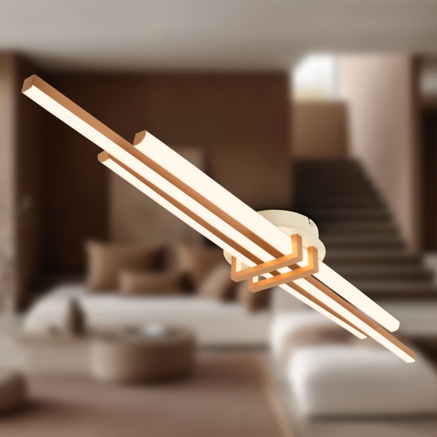 Brilo - LED стельовий світильник TINKA LED/30W/230V 3000K мідний