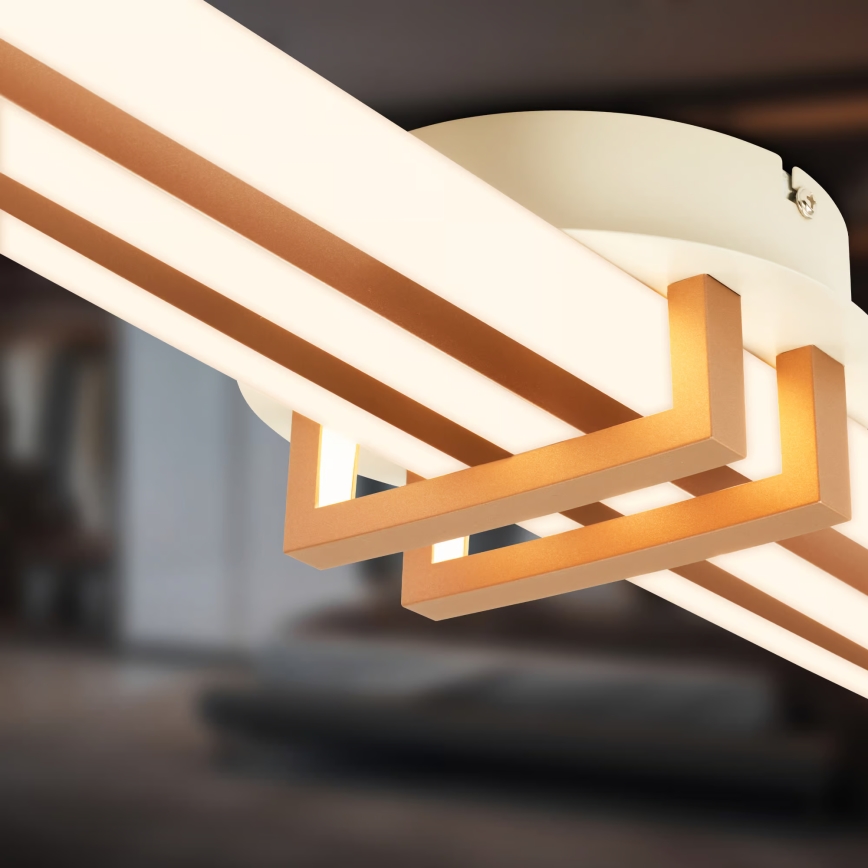 Brilo - LED стельовий світильник TINKA LED/30W/230V 3000K мідний