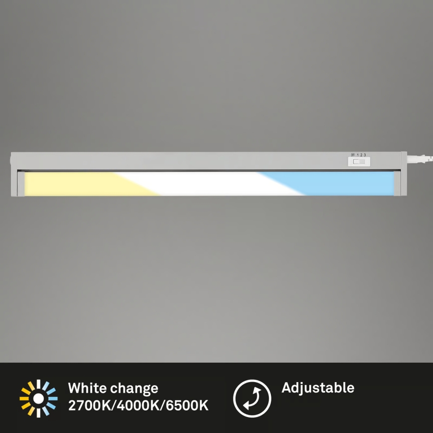 Brilo - LED світильник під шафу LED/6W/230V 2700/4000/6500K 54,5 cm сріблястий