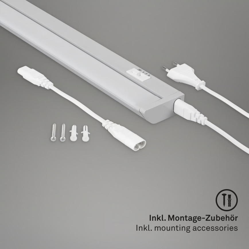 Brilo - LED світильник під шафу LED/6W/230V 2700/4000/6500K 54,5 cm сріблястий