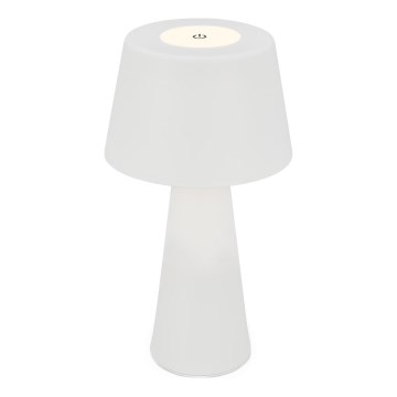 Brilo - LED Вулична акумуляторна настільна лампа з регулюванням яскравості LED/3,5W/5V IP44 білий