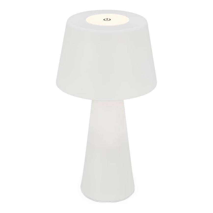 Brilo - LED Вулична акумуляторна настільна лампа з регулюванням яскравості LED/3,5W/5V IP44 білий