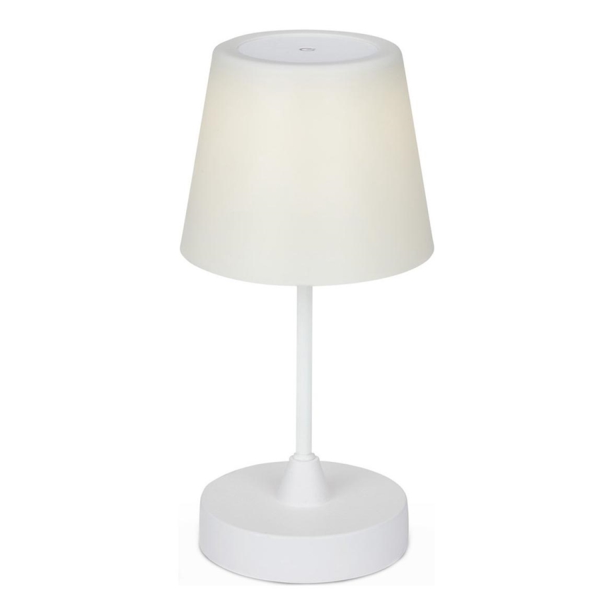 Brilo - LED Вулична настільна акумуляторна лампа з регулюванням яскравості LED/3W/5V IP44 білий
