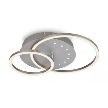 Brilo - LED затемнюваний стельовий світильник LED/26W/230V 3000K матовий хром