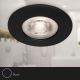 Brilo - НАБОР 4x Светодиодный встроенный светильник для ванной комнаты LED/4,9W/230V IP44 черный