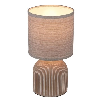 Brilo - Настільна лампа INO 1xE14/10W/230V коричнева